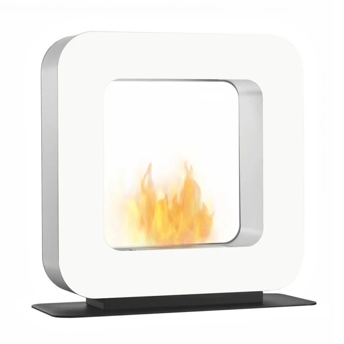 Frittståede hvit biopeis. 6-8 timers brennetid | Safretti Curva ST biopeis fra Safretti i hvit