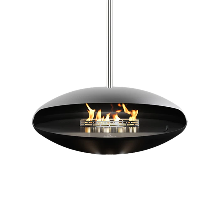 DecoFlame Espoo Floor frittstående biopeis med 3 eikeben