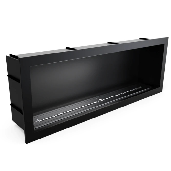 Icon Fires Slimline Firebox SFB1650 - svart | Biopeiser Shop Slimline Firebox SFB1650 biopeis fra Icon Fires i svart