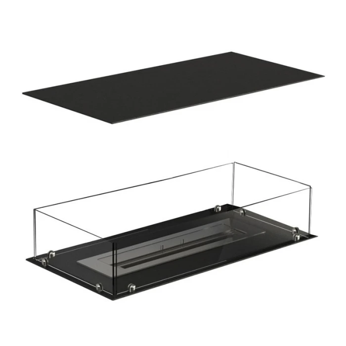 Foco Four 800 - 4-sidig biopeis til innebygging i en vegg