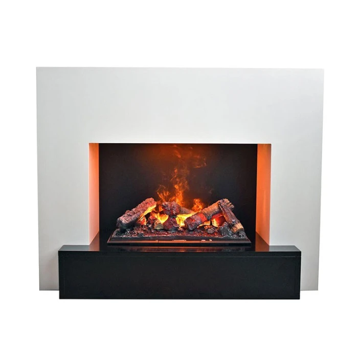 Glow Fire Hauptmann - OMC 600 | Frittstående vanndamp peis, 90 cm x 110 cm x 45 cm
