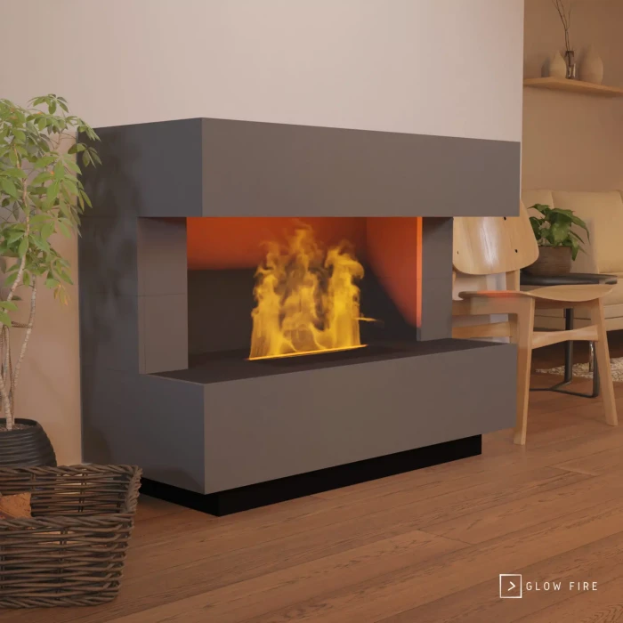 Kant Vanndamp peis - Grå