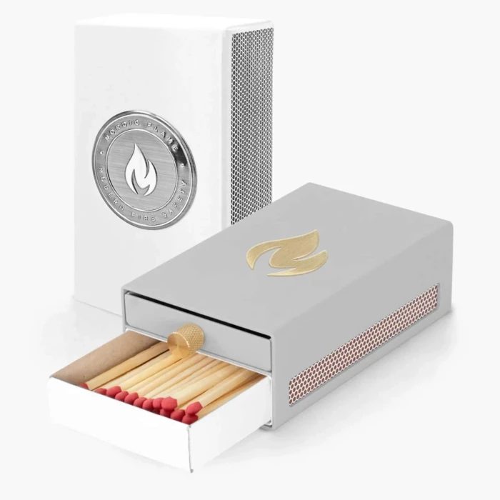 Fyrstikker i eske – Grå