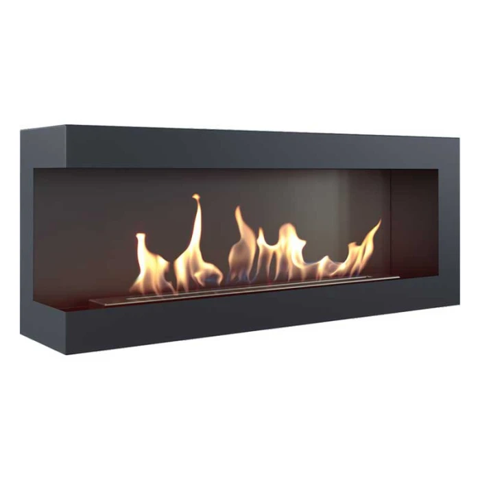 Venstrevendt 120cm innebygd etanolpeis