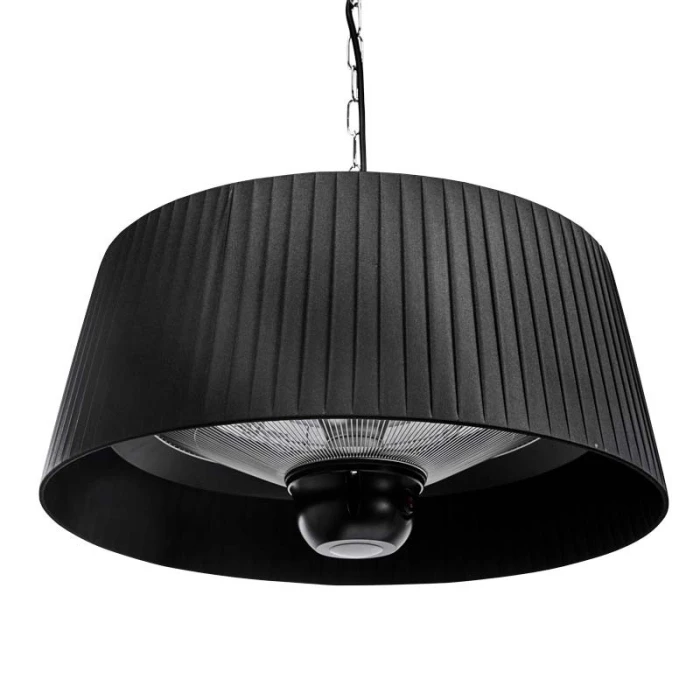 Hengende terrassevarmer med skjerm