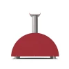 Moderno 2 Pizzaer Rød Brændefyret Alfa Forni