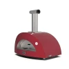 Moderno 3 Pizzaer Rød Brændefyret Alfa Forni