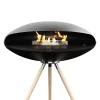 DecoFlame Espoo Floor frittstående biopeis med 3 eikeben