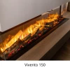 Dimplex Vivente 75 elektrisk innebygd peis med flammeutsikt fra en eller flere sider