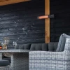 Fortuna vegghengt terrassevarmer – 1500W