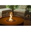 Planika Galio Fire Pit Corten Automatisk utendørs gasspeis