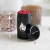 Designholder til fyrstikker – Sort
