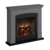 TAGU Helmi Elektrisk Peis – Grått Frittstående Design, PowerFlame 1 eller 2 Innsett