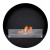 Delaware XL rund biopeis - 80 cm sort