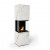 Planika Rock Daze og Laurent automatisk BEV biopeis med Dekton ramme i marmorlook
