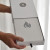Nordic Flame brannteppe i hvit designboks