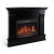 ArtiFlame Albion Corner AF23S - Svart Brun Elektrisk Peis