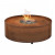 Planika Galio Fire Pit Corten Automatisk utendørs gasspeis