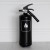 Nordic Flame Svart Brannslukningsapparat Klassisk 2 kg