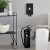 Nordic Flame brannteppe i svart designboks