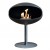 Svart Cocoon Pedestal fra Cocoon Fire med svart fot