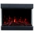 Aflamo Superb 3D 103,2 cm svart 3-sidig innebygd elektrisk peis